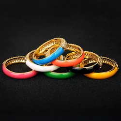 2022 New Fashion Colorful Small Drop Glue Enamel Ring Female Graduation Season Valentine's Day Gift Girl