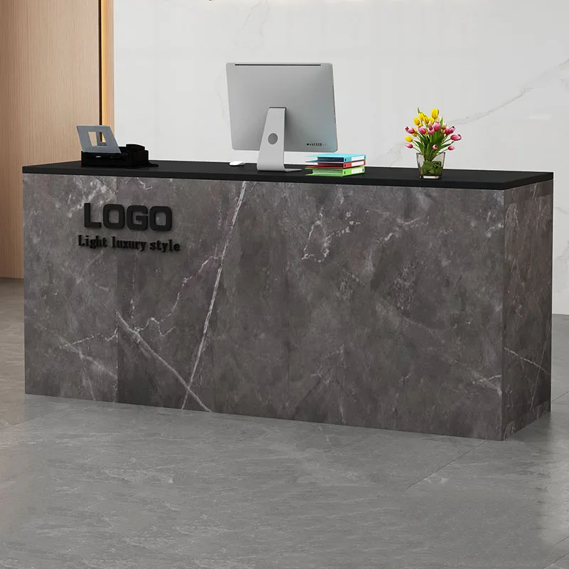 Display Modern Reception Desks Decorations Beauty Salon Reception Desks Checkout Counter Mostrador Negocio Commercial Furniture