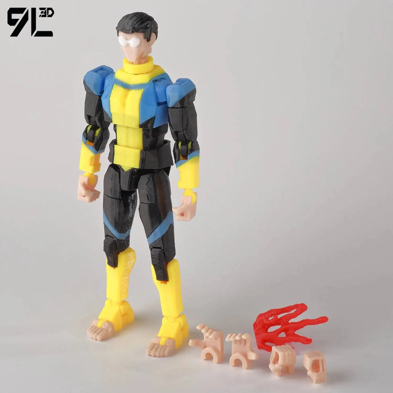9L3D Printe Dummy13 T13 Onverslaanbare Mark Grayson Bulletproof Mark Grayson Action Figure Anime Collectible Model Speelgoed Voor Kinderen Gift