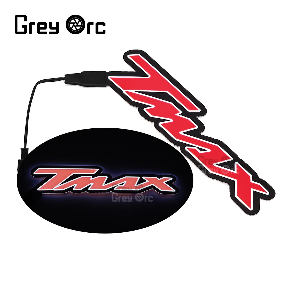 Motorcycle Fairing Kit Body Side Stickers Badge Cold Light For YAMAHA TMAX 500 530 T-MAX 560 Logo Decal Decoration Lamp Tmax530