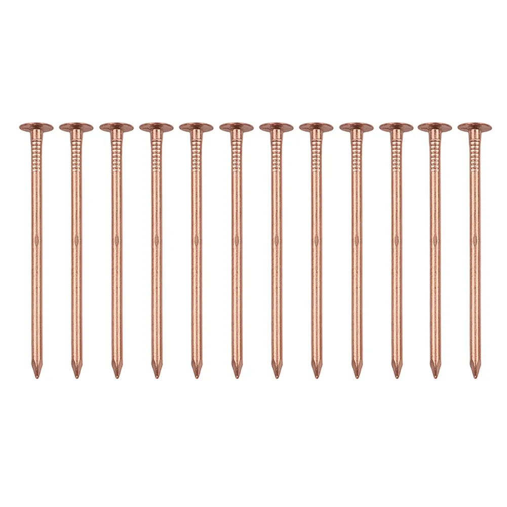 4 Inch Copper Nails For Tree Stump Killing Removal Spikes Hardware Garden Tool