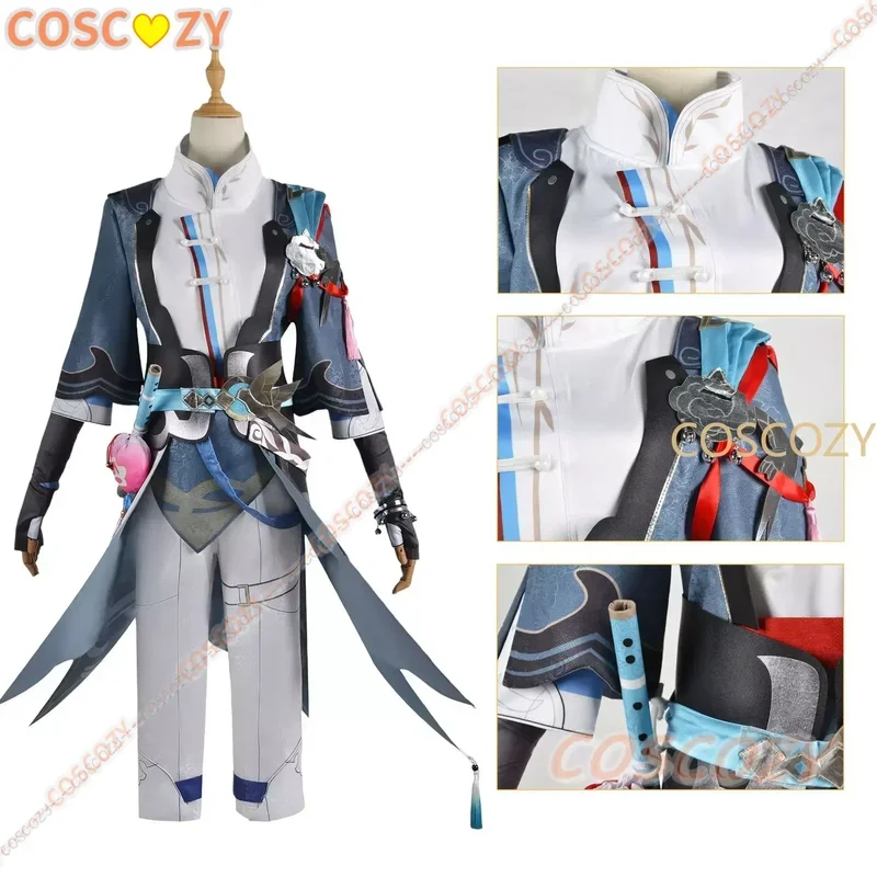 Yanqing-disfraz de Honkai Star Rail para hombre, traje de Cosplay, Yan qing, para Halloween