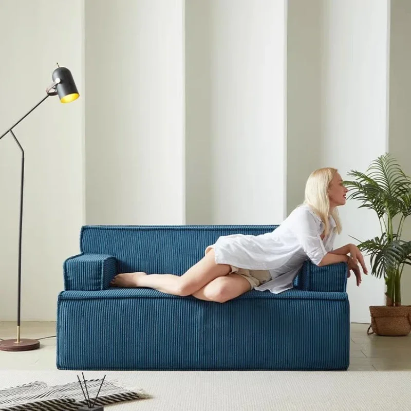 Modern Nordic Vacuum Boneless Puffs Sofas Compressed Chaise Entertainment Divano Unique Furniture