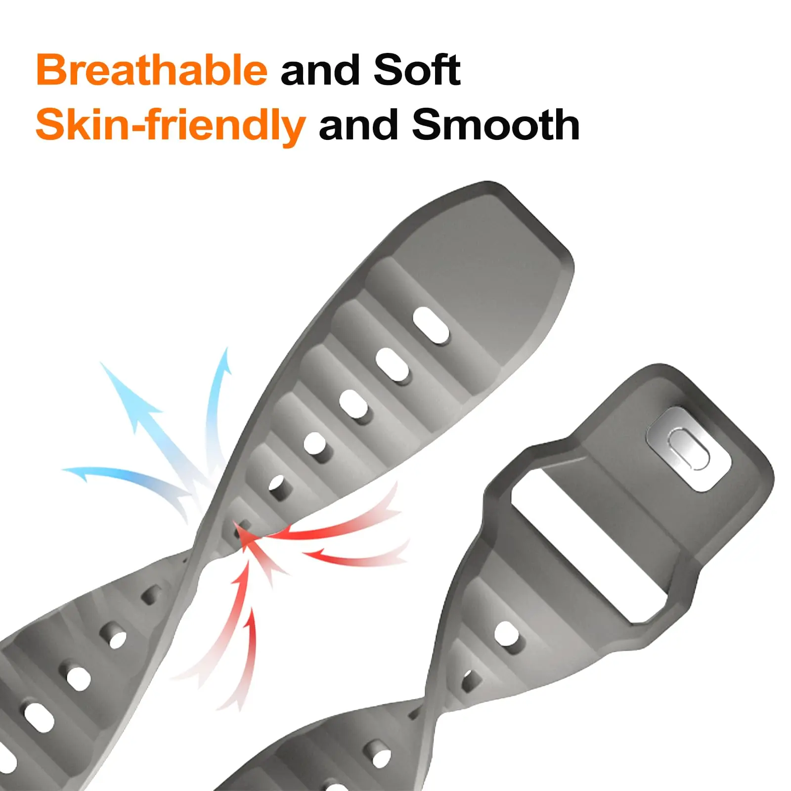 Pulseira de Silicone Ajustável para Apple Watch, Sport Band, Ultra Strap, 46mm, 49mm, 41mm, 45mm, 44mm, 40mm, 42mm, 5, iWatch Series 10, SE, 9, 8, 7, 6, 5