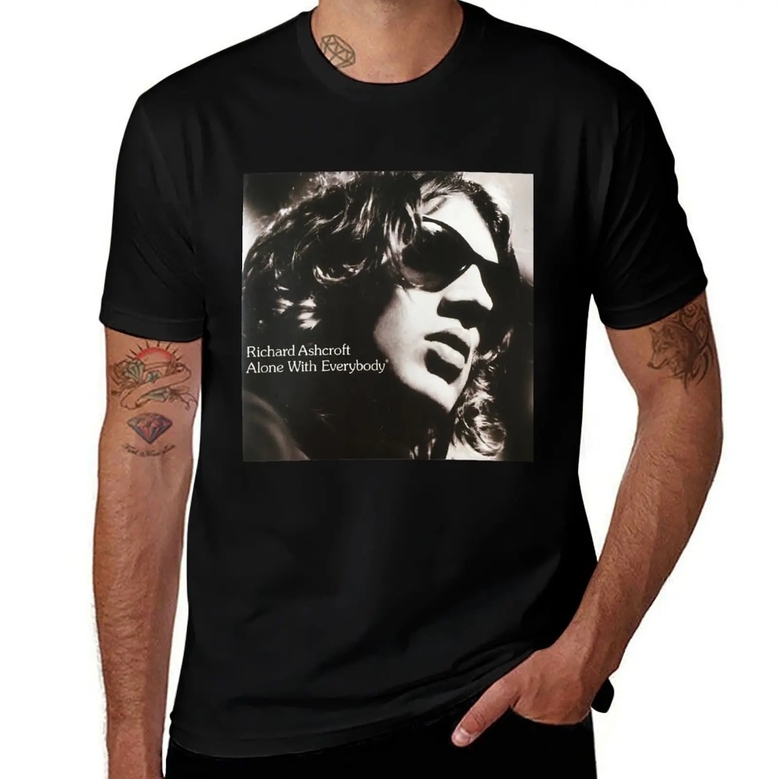 Rock Most Trending Band Reunite Singer Songwriter Guitar Drums Richard Ashcroft Vintage T-Shirt Mechanic Work Tee Shirt T-Shirt