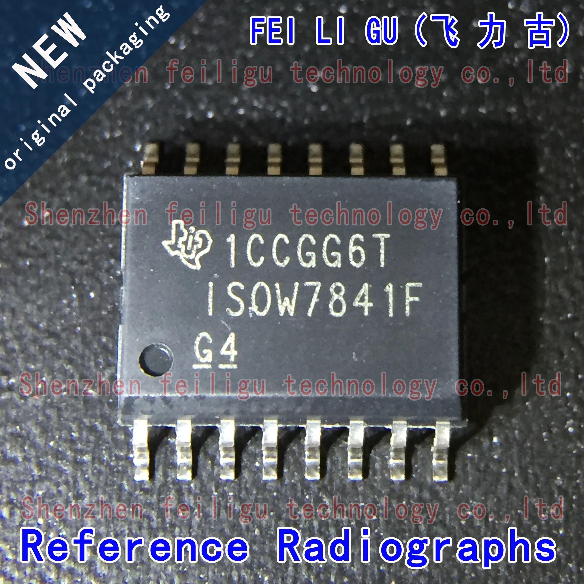 1~30PCS  100% New Original ISOW7841FDWER ISOW7841FDWE ISOW7841F Package:SOP16 Digital Isolator Chip