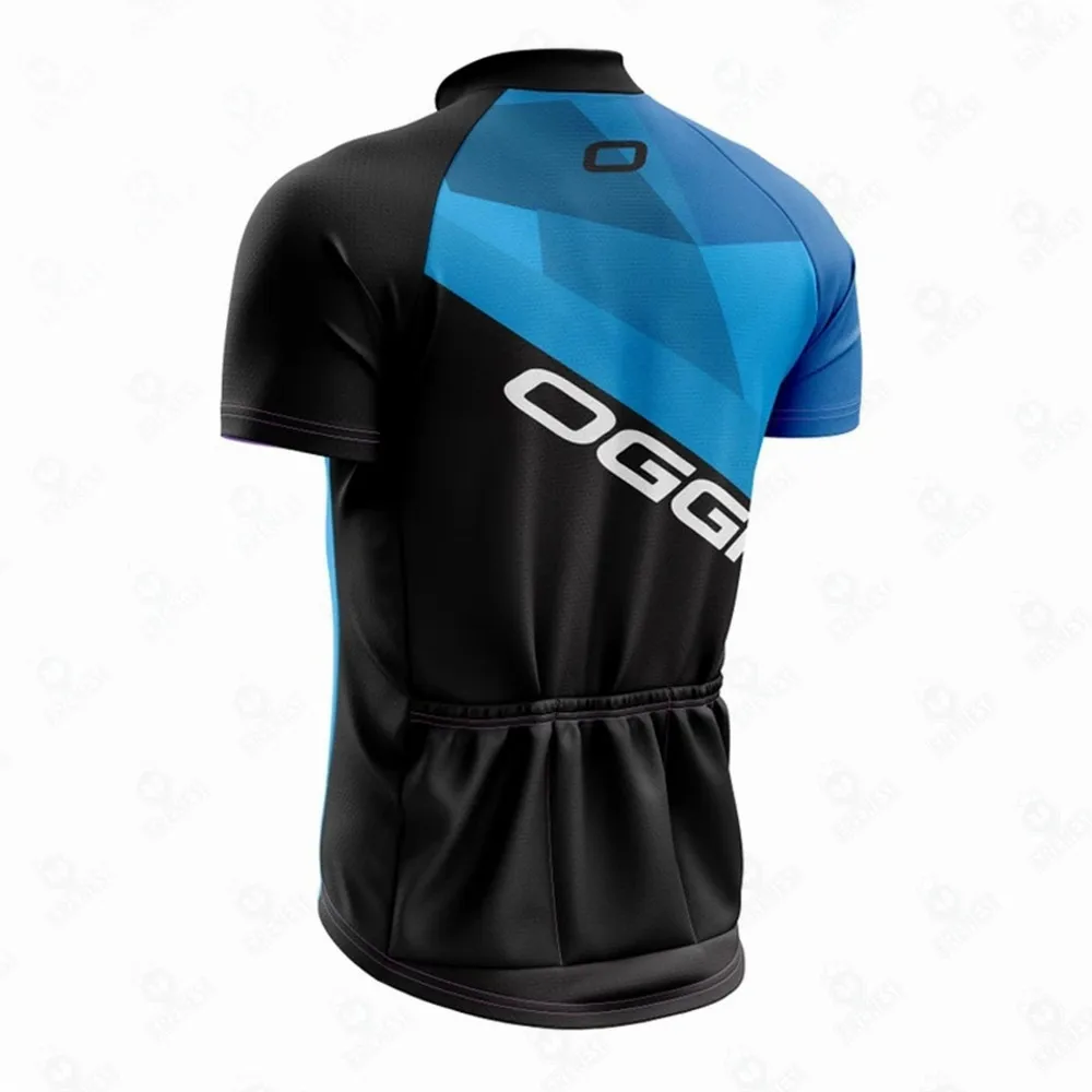 Oggi Sports Pro Team Cycling Jersey Set for Men, Bicycle MTB Road Shirt, Bib Shorts Suit, Summer