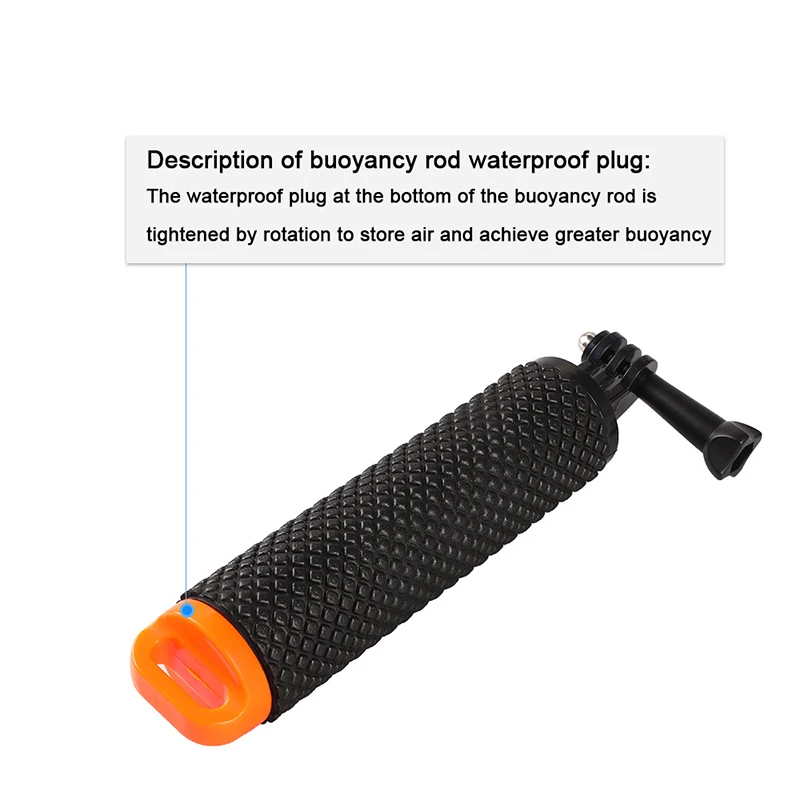 Wodoodporny uchwyt pływający do selfie, kij do selfie do DJI Osmo Action 5 Pro/4/3, obudowa do nurkowania, akcesoria ochronne do kamery — zdjęcie produktu 2