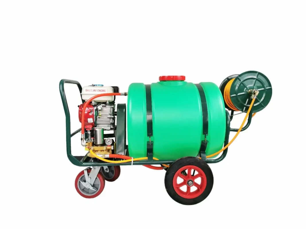 

Trolley type garden push sprayer 160L200L300L engine motor battery agricultural disinfection sprayer