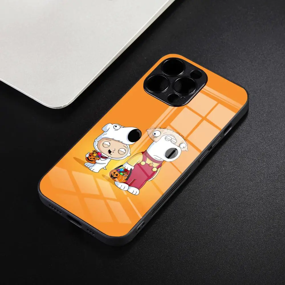 Funny Cartoon F-Family GuyS Phone Case For IPhone 16 15 Pro 11 Max 12 14 13 X XR XS Luxury Magsafe Wireless Charging Cover