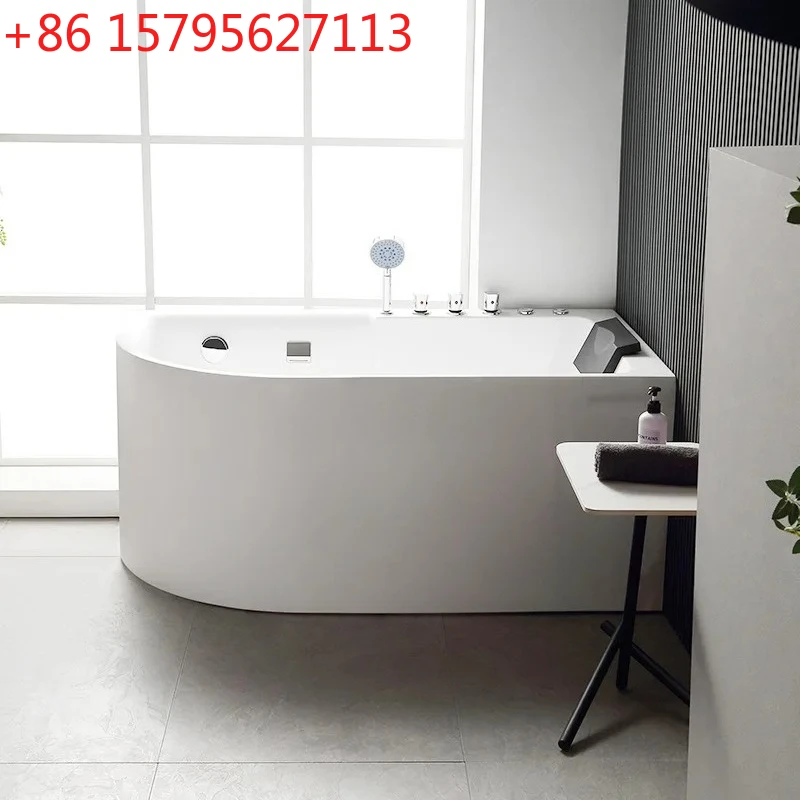 

Акриловая интеллектуальная гидромассажная ванна для отелей, отдельно стоящая, термостатическая, для взрослых, с функцией пузырьков, популярная у блогеров