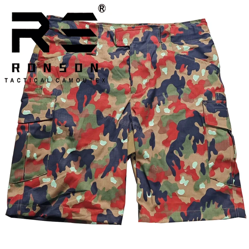 West German Swamp Type 2 Camouflage Tactical Shorts G3 Short pants Wear-resistant Anti-scratch Customized Color