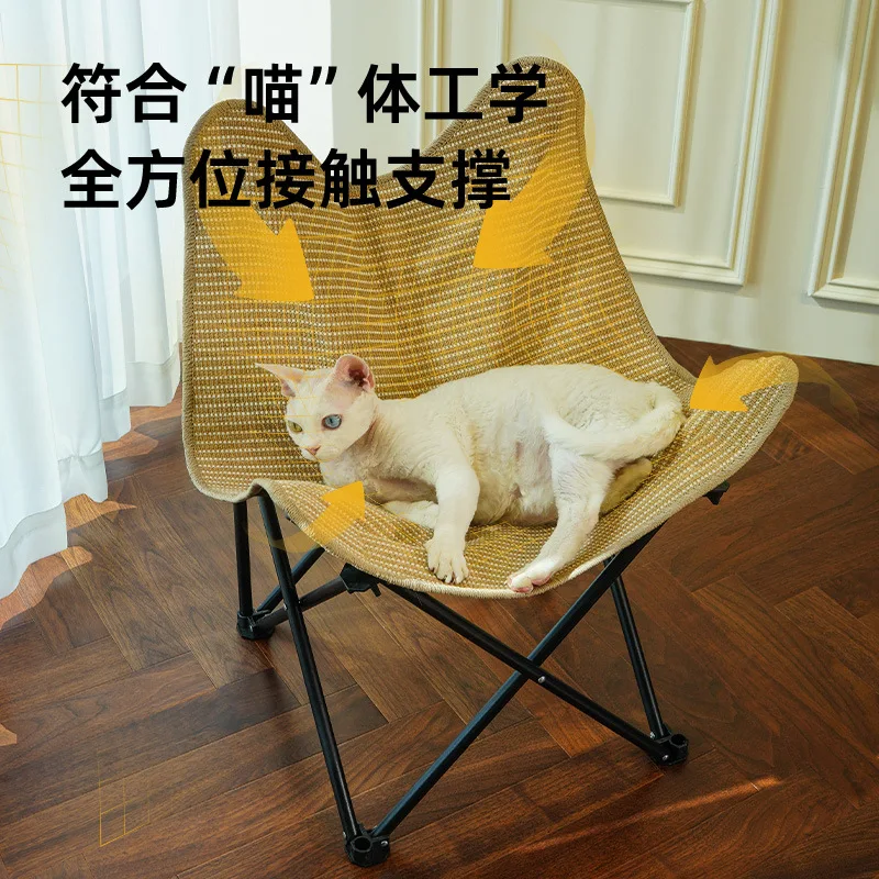 

Sisal cat scratching board recliner large wear-resistant crumb grinding claw artifact cat litter integrated cat toy
