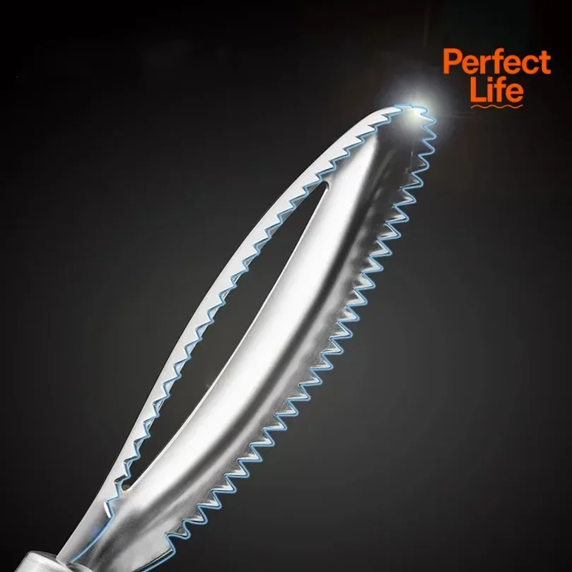 Stainless Fish Scales Removal Grater brush Cleaning Peeler Scraper bone scaler Tongs tweezers tool Fast Cleaner Skin BrushPeeler