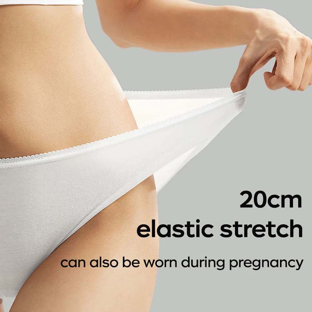 Bc Babycare 20pcs 100% Cotton Convenient Travel Disposable Panties Lady Maternity Panties Confinement Postpartum Sterile Shorts