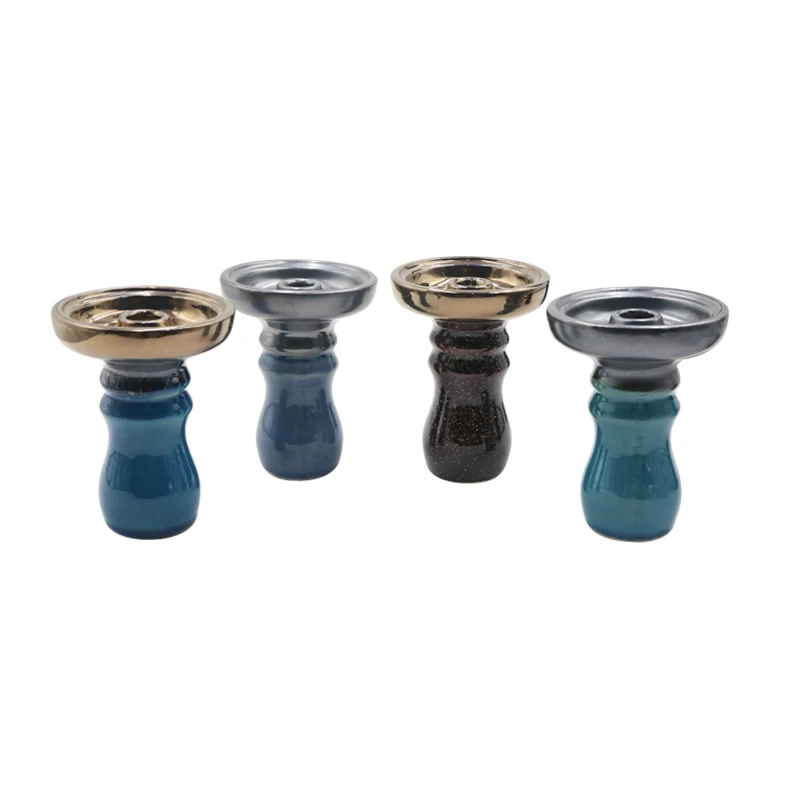 SY Hookah Ceramic Bowl with 1 Holes Shisha Tobacco Replacement Bowl Chicha Narguile Accessories