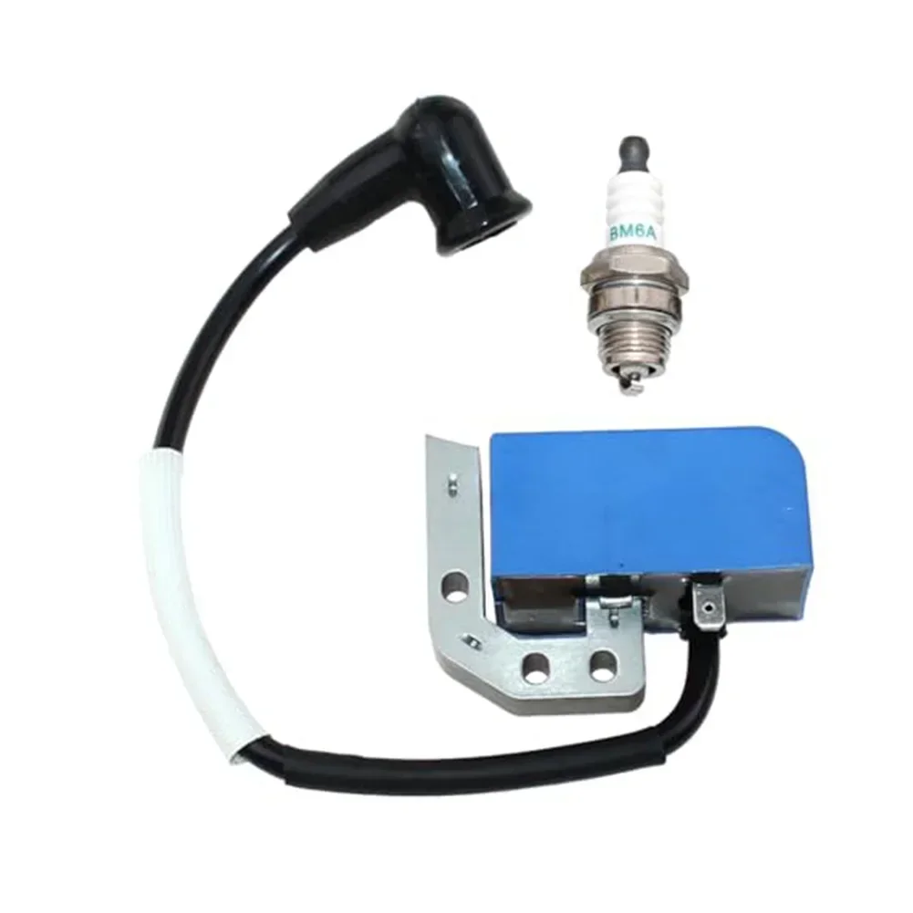 

2 шт. катушки зажигания для ZENOAH G3000 G300AV G300T 2631-71110 2634-71110 513603601, запчасть для садового оборудования с свечой зажигания