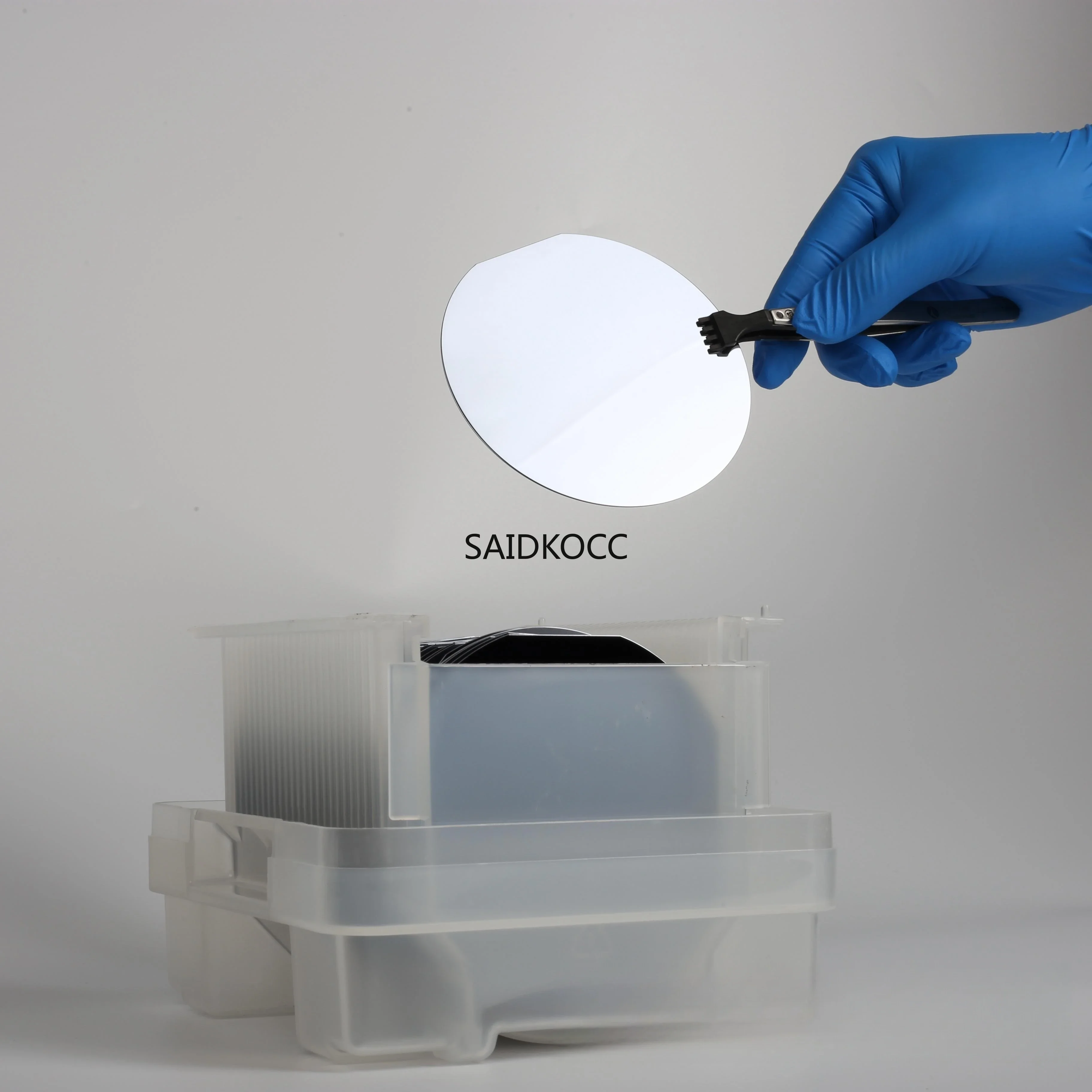 SAIDKOCC 2/3/4/6/8-inch P-Type Prime Quality Single Sided Polished Silicon Wafer Si Orientation-100/110/111 Scientific Research