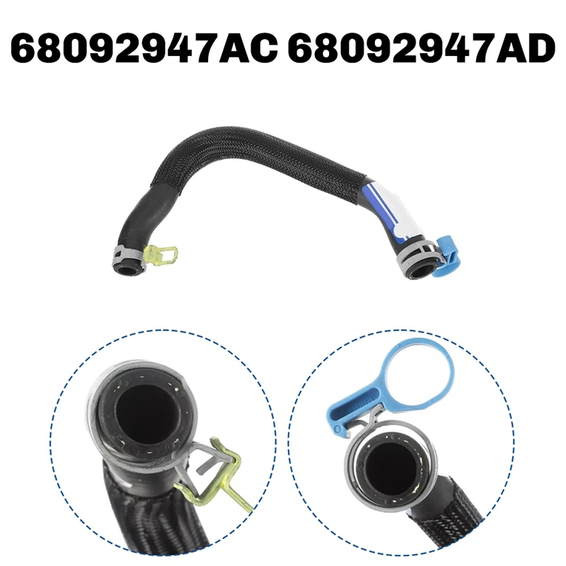 

Car Oil Cooler Outlet Hose Oil Radiator Hose 68092947AC 68092947AD For Jeep Wrangler 2012-2018