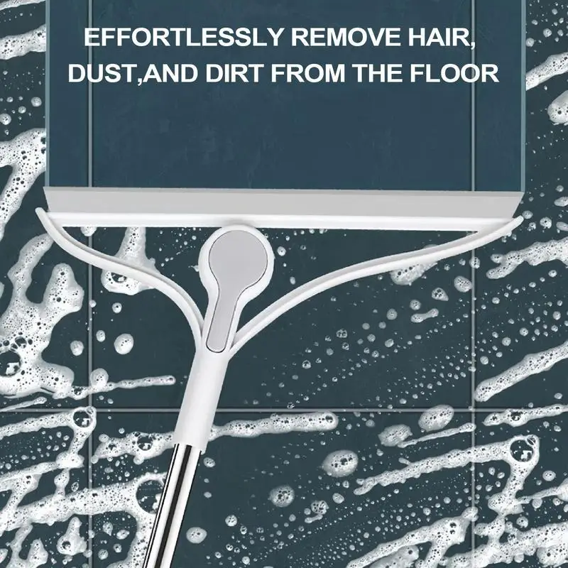

Hair Broom Efficient Squeegee Cleaning Broom Lightweight Non-Stick Multifunctional Silicone Cleaner Tool For Glass Homes