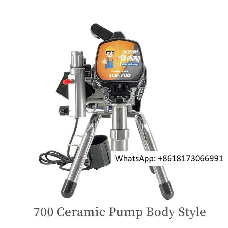 

Electric high-pressure airless spraying machine 700 high-power household wall 2500W power 220-240V 50-60Hz Ceramic pump