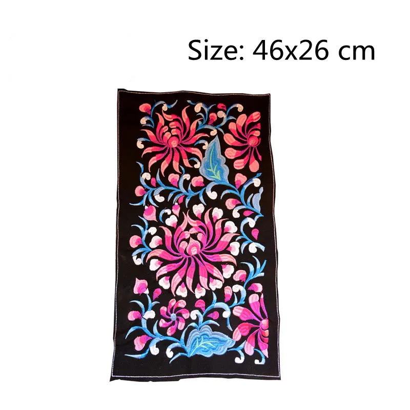 1pcs Flower Embroidery Patch Clothing Bag DIY Sewing Accessories Applique