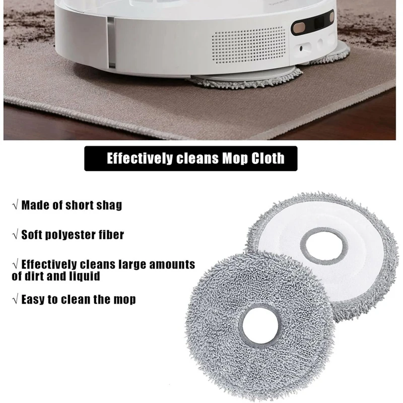 สำหรับ dreame เครื่องดูดฝุ่น L20อัลตร้า/X20โปรแปรงด้านข้างหลักอะไหล่ผ้ากรอง HEPA