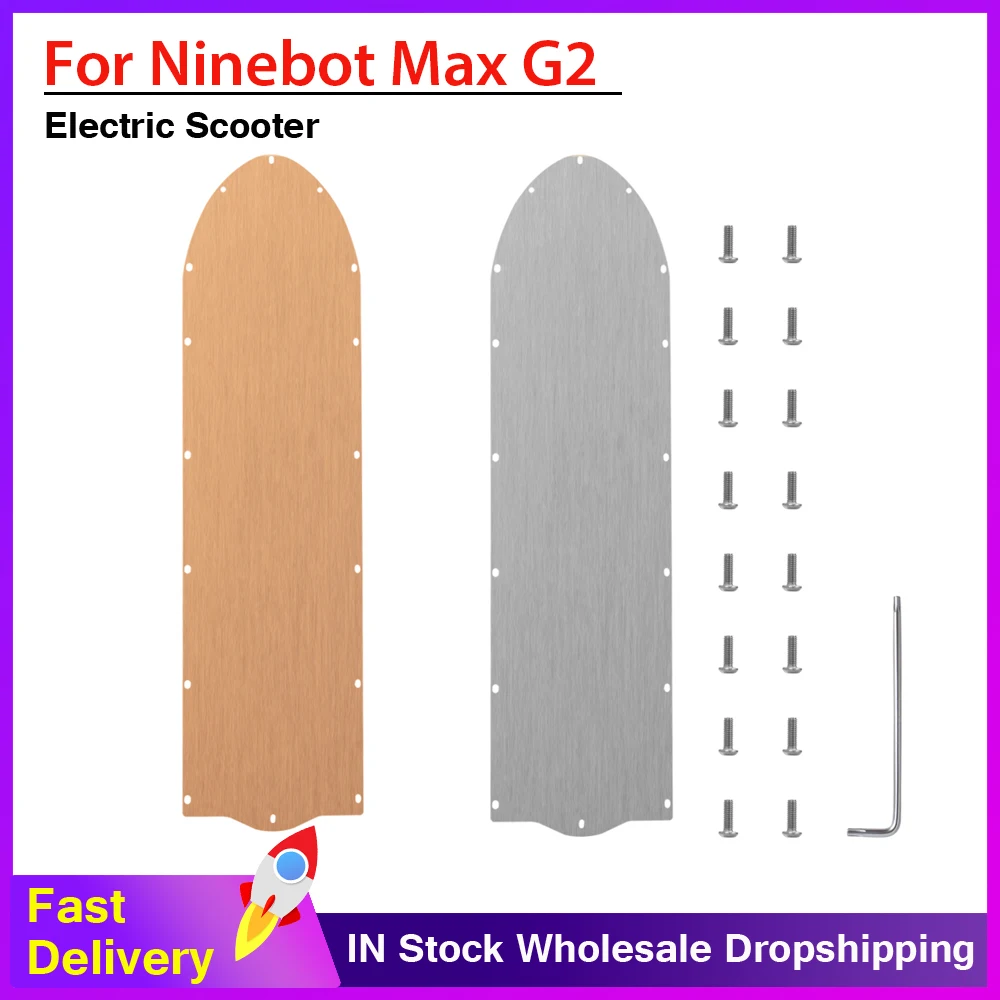 Stainless Battery Bottom Cover For Segway Ninebot Max G2 G65 Electric Scooter Chassis Shield Protection Cover Repair Parts