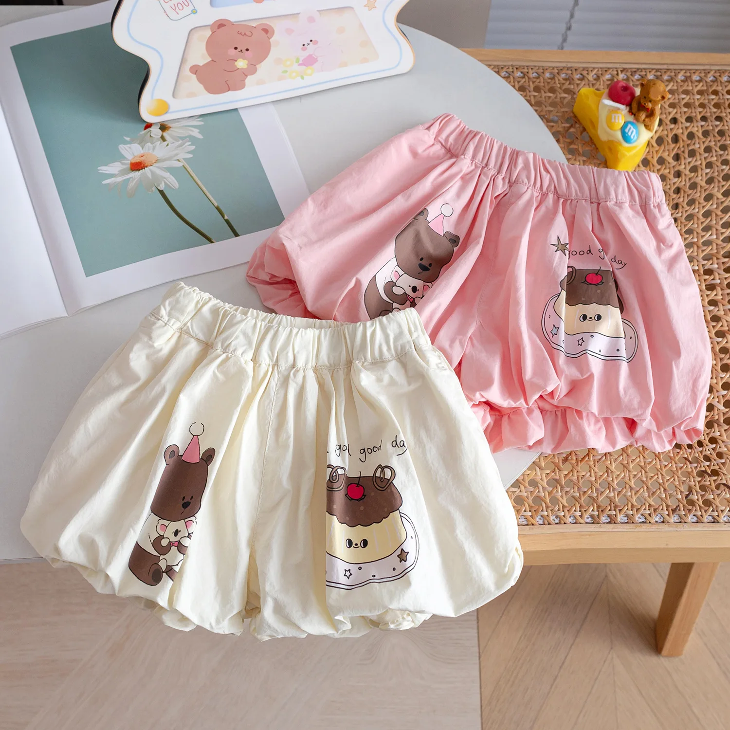 

Girls Shorts Summer 2025 New Children's Cotton Short Pants Clothing For Baby Girl Cute Trousers Kids Casual Leggings Shorts 5 6Y