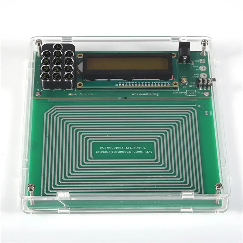 

A25P Adjustable 0.01Hz-100000Hz Schumann Resonance Ultra-Low Frequency Pulse Wave Generator Audio Resonator With Acrylic Case