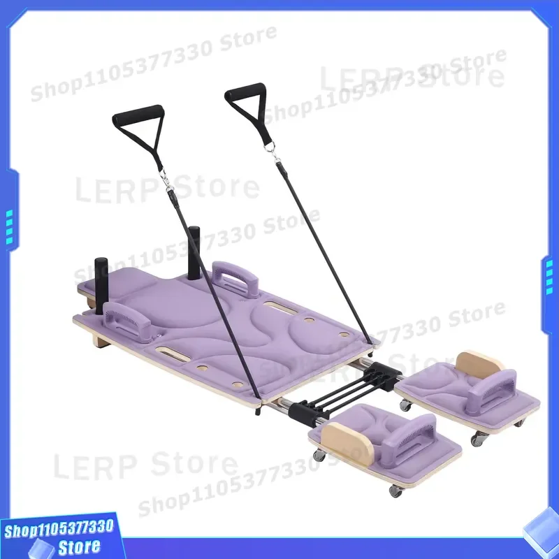 Multifunctional Pilates Core Fitness Board Portable Spring Yoga Equipment Retractable Abdominal Trainer Kneading Machine for