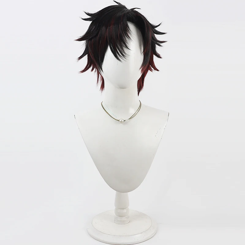 NIJISANJI Virtual YouTube Sakayori Soma Cos Cosplay Wig Halloween Party Prop Synthetic Hair Heat Resistant Fiber + Wig Cap