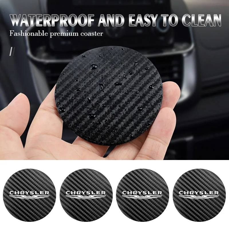 Car Cup Holder Coaster Car cup storage mat Accessories for Chrysler 300c Pacifica PT Cruiser Grand Country Voyager Town