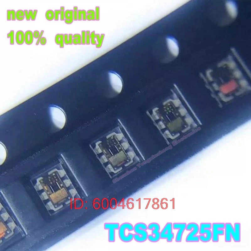 1pcs 100% Brand new original TCS34725FN TCS34725 DFN-6 High-Precision Ambient Light Sensor Chip