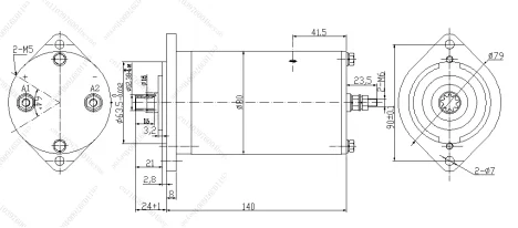 Motore elettrico 60v 48v micro 2500w
