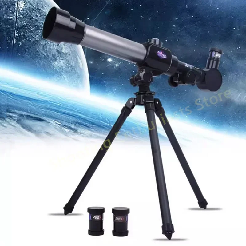Magnification Professional Astronomical Telescope HD Monocular Scope For Kids Beginners Science Experiment Educational Gift For
