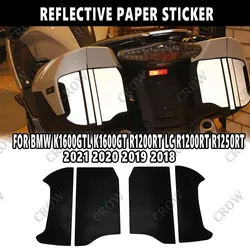 K1600GTL K1600GT R1200RT LC R1200RT R1250RT Motorcycle For BMW Reflective Paper Sticker Side Luggage Sticker 2021 2020 2019 2018