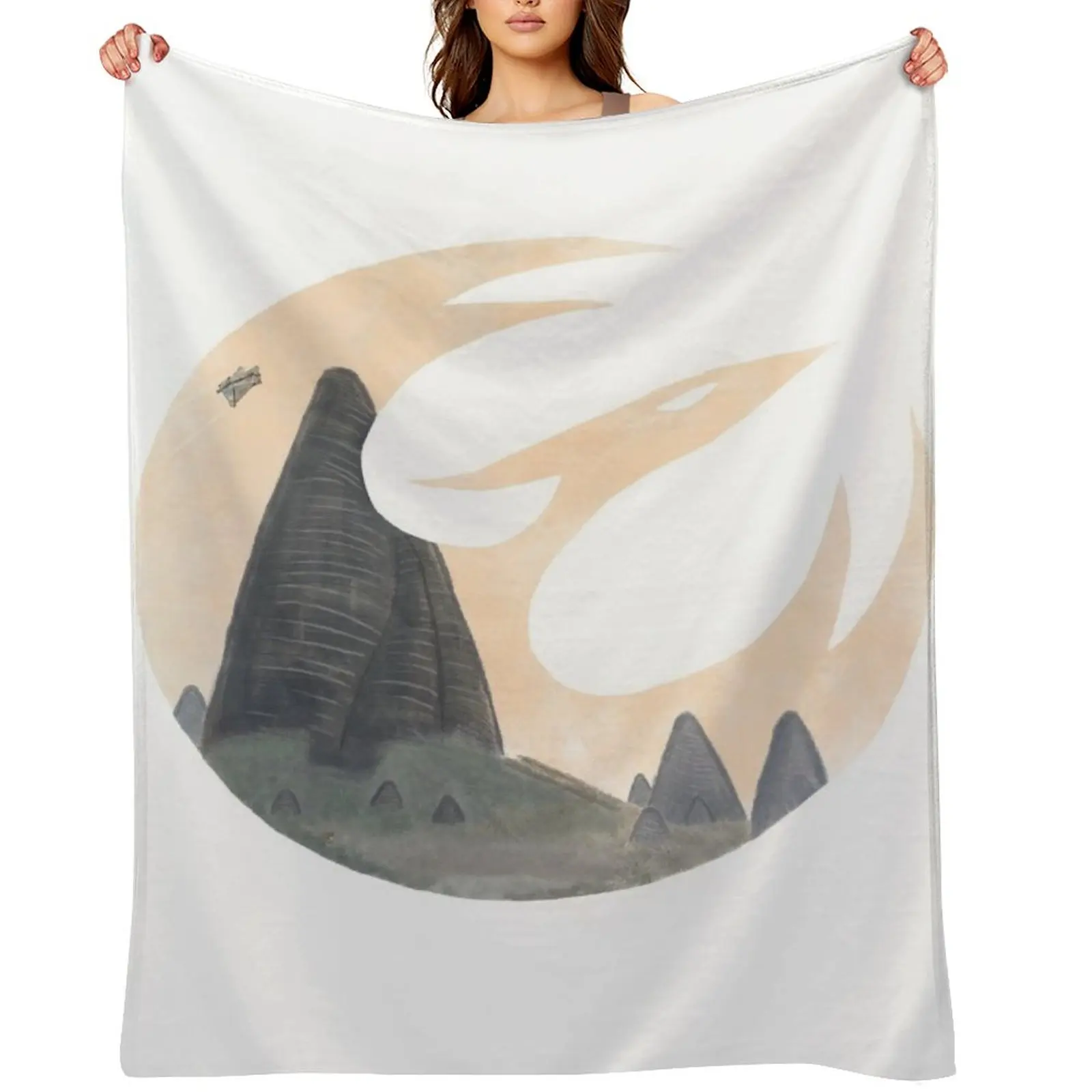 لثال فينيكس @ تانوميلورون رمي بطانية لحاف تتحرك كيس النوم بطانيات شعر #1