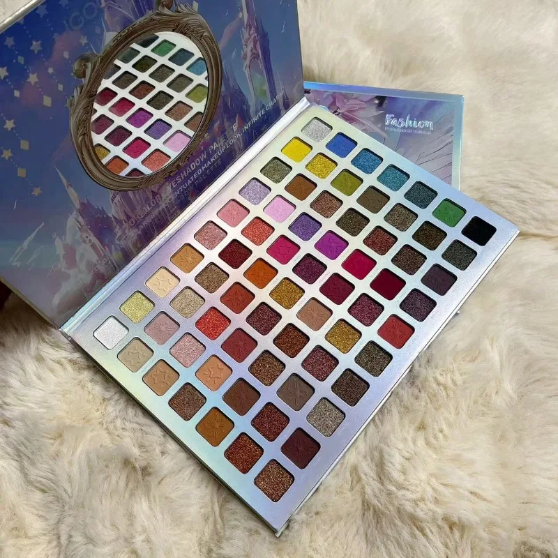 New Unicorn 70 Color Colorful Girl Pattern Eye Shadow Plate Matte Shimmer One Makeup Palette