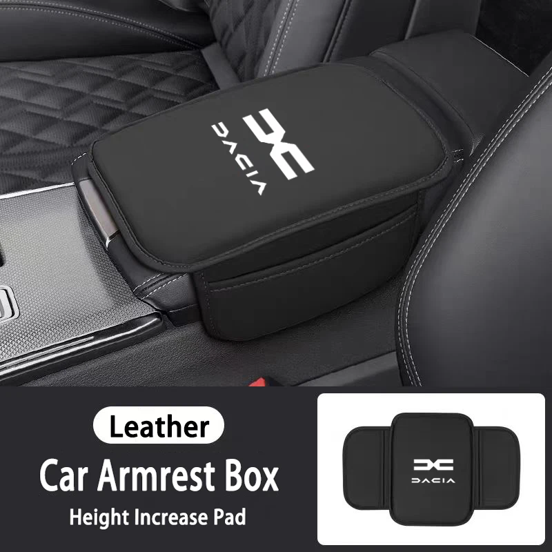 Tapis de protection pour accoudoir de voiture, Console centrale, boîte de repos, tapis de protection pour Dacia Duster Logan Spring Sandero Stepway Dokker Jogger MCV