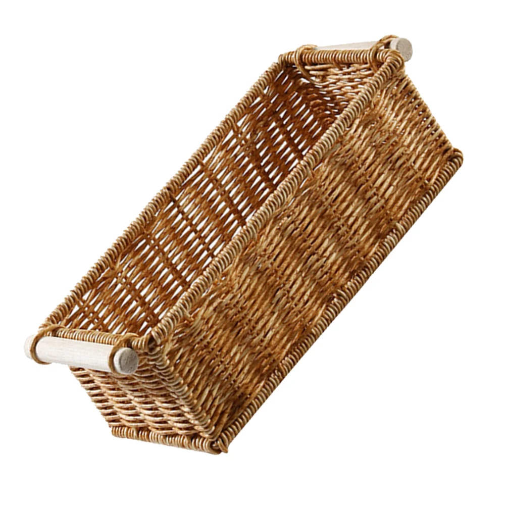 

1pcs Sturdy Woven Storage Basket S Lightweight Organizer For Home Decor Snacks Fruit Vegetable Key Storage Gift Baskets