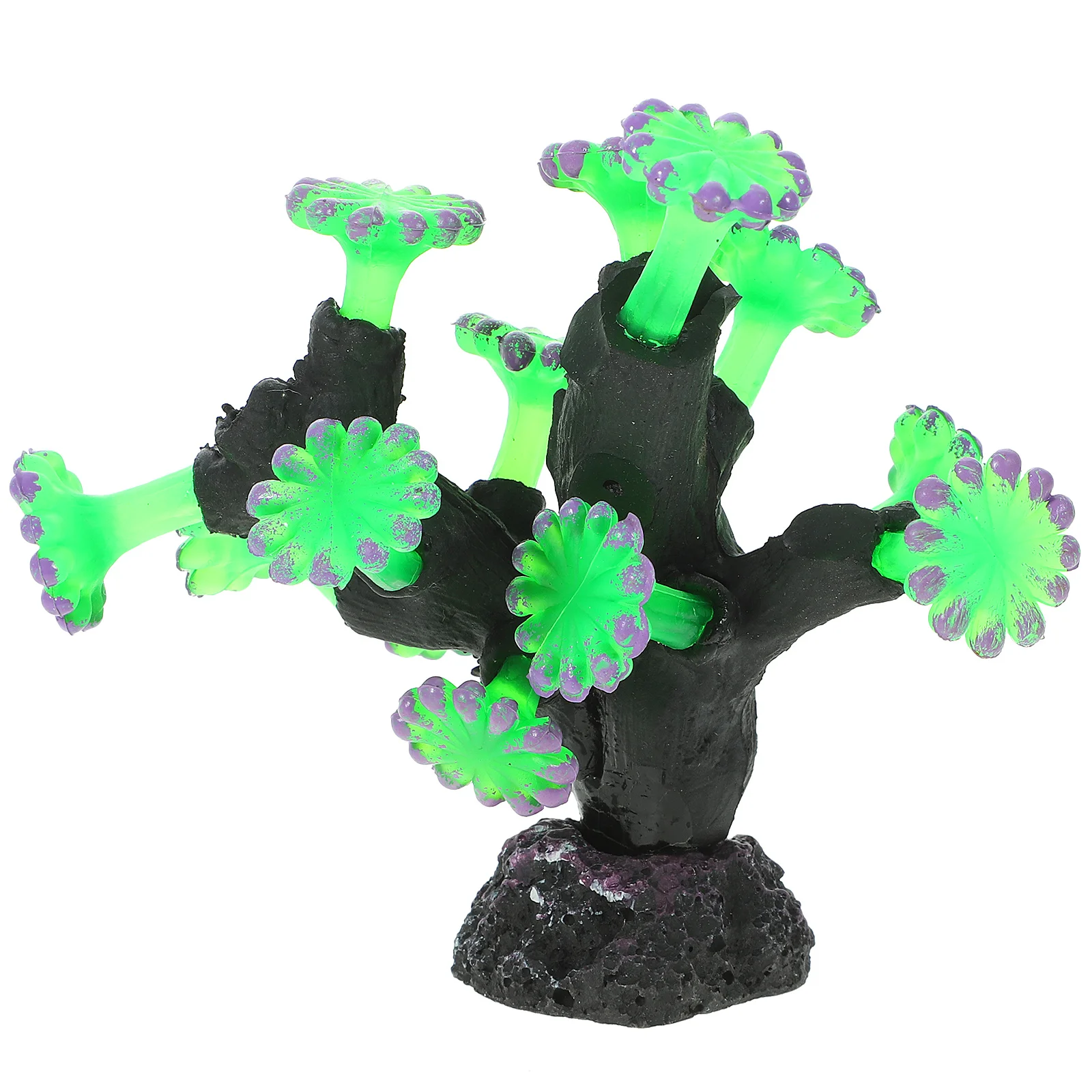 

Silicone Coral Tree Decor Vivid Realistic Aquarium Landscaping Ornament for Fish Tank Underwater Plant Decoration