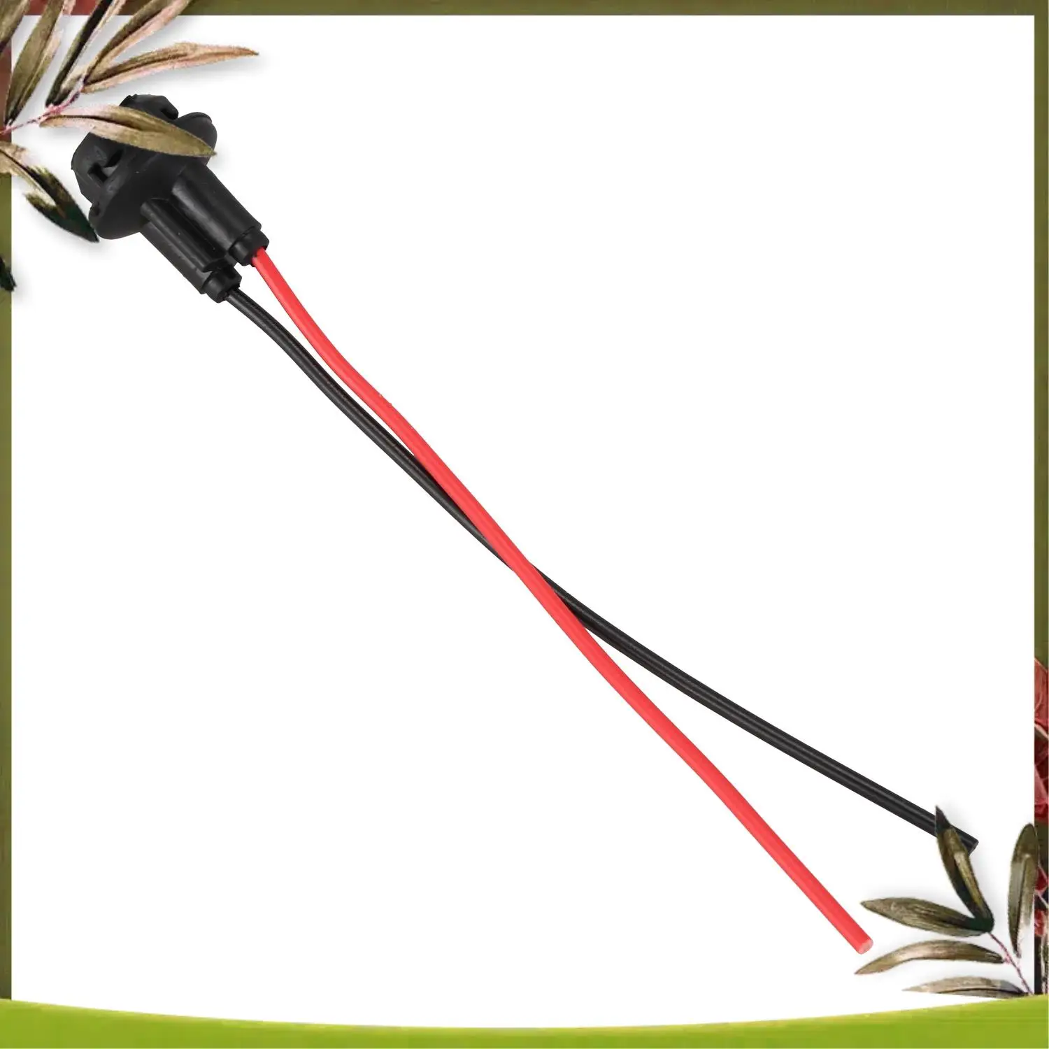 AB98-10X T10 W5W 168 194 Lamp Holder Socket Glass Base Lamp Socket DIY, Black