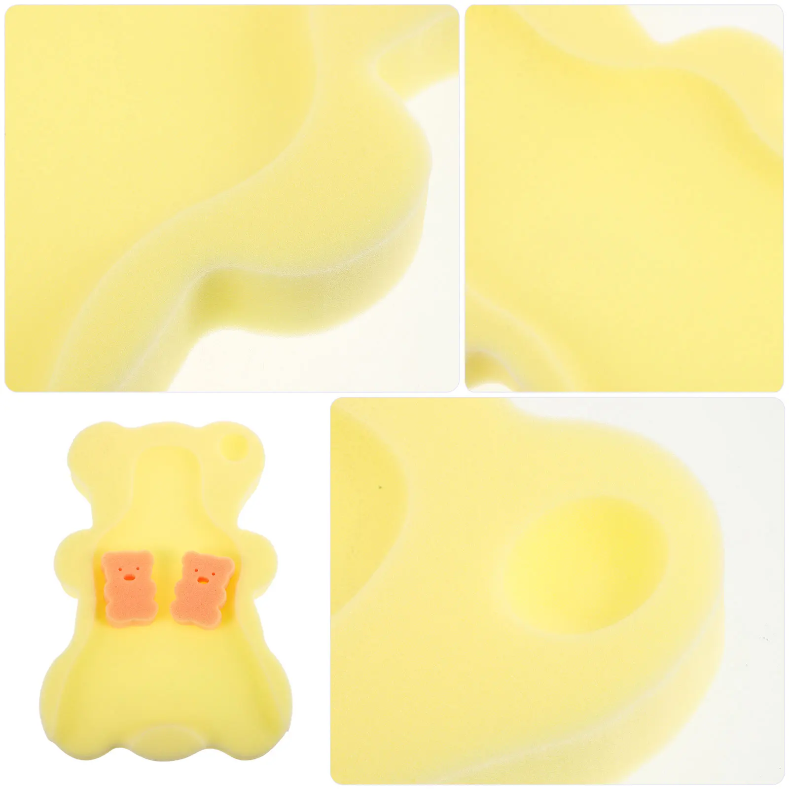 إسفنجة حمام الطفل تدعم وسادة ناعمة قابلة للتنفس لحديثي الولادة والأطفال الصغار، حصيرة وقت الاستحمام الآمن لاستخدام الحوض أو الحوض