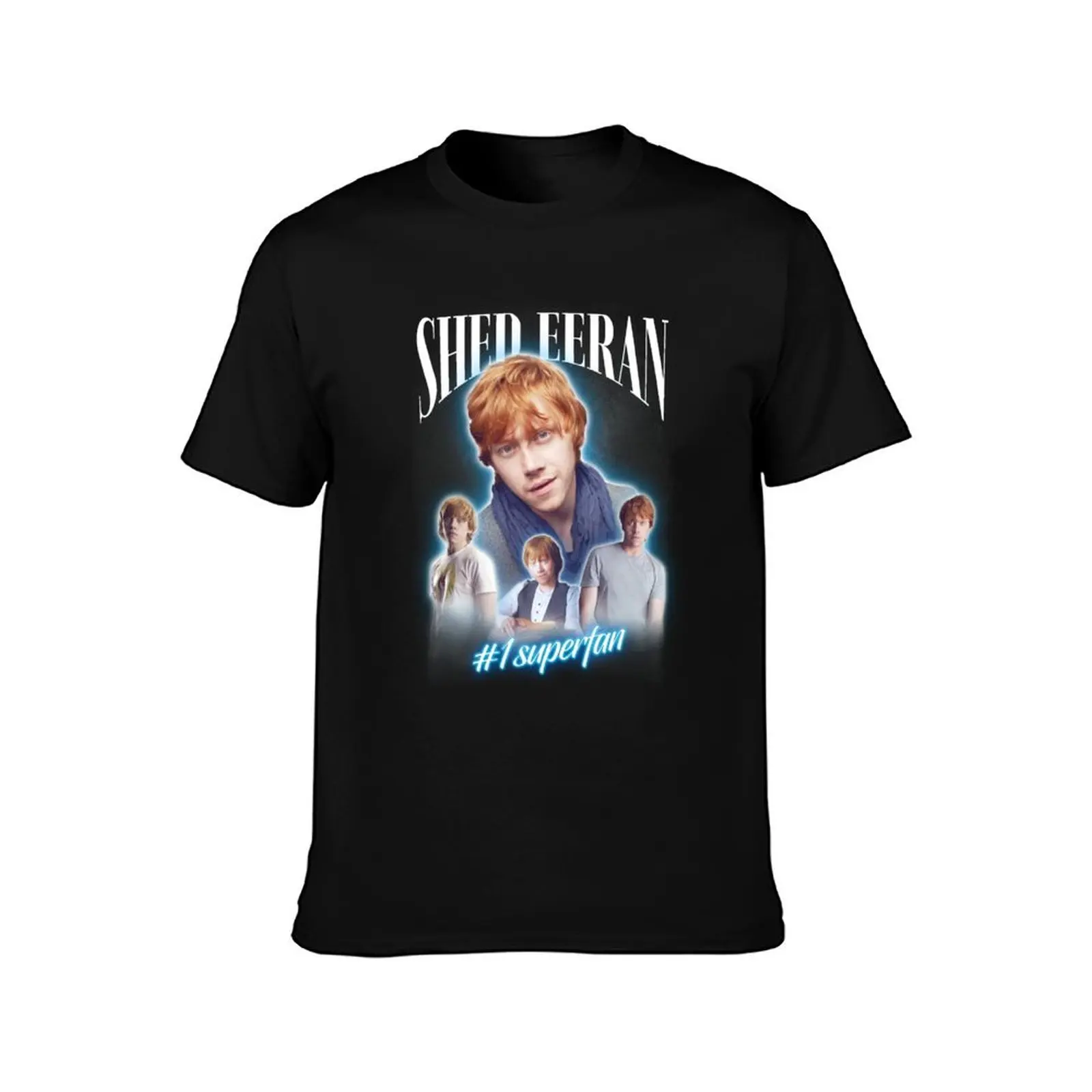 Rupert Grint Shed Eeran Parody Cursed Fan Collage T-Shirt Casual Trendy Streetwear Tee Shirt T-Shirt