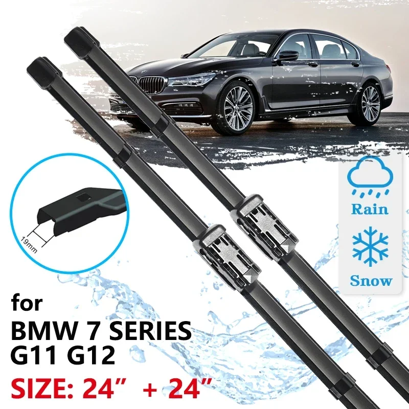 For BMW 7 Series G11 G12 2014 2015 2016 2017 Windscreen Windshield Accessories Window 730i 740i 740e 750i Car Front Wiper Blades