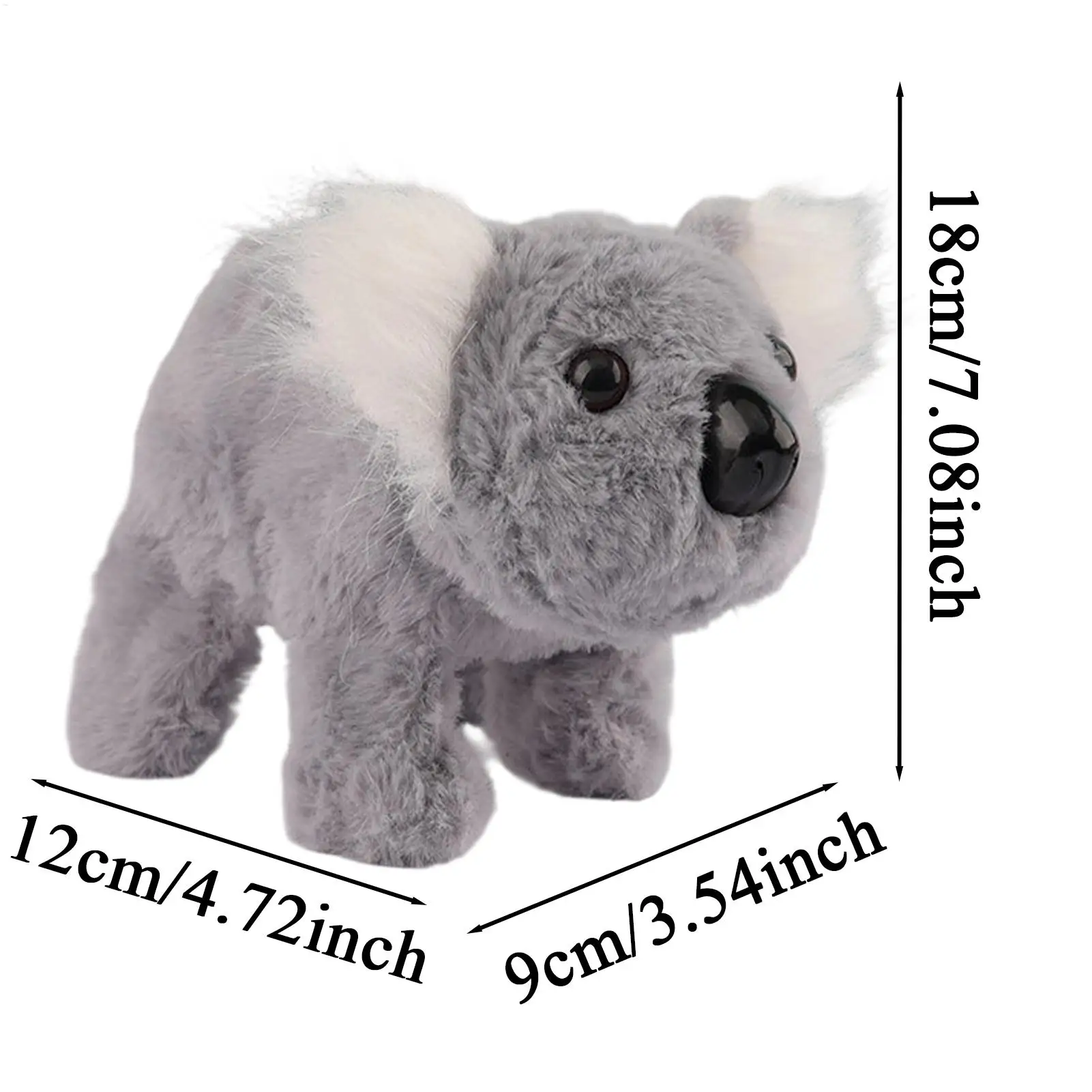 لعبة الكوالا الإلكترونية الناعمة الواقعية التظاهرية المشي القفز الكهربائية القطيفة كوالا للأطفال الأولاد مرحلة ما قبل المدرسة المراهقين