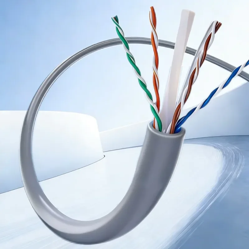 Bulk 1000FT CAT6 Ethernet Cable UTP Solid Copper Network Wire 550MHz 23AWG for Internet LAN Networking Computer Router