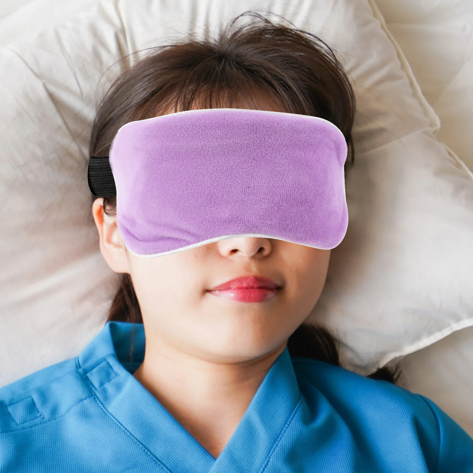 

1 комплект USB-маски для глаз с подогревом, 3D-контурный дизайн для сухих глаз, паровой теплый компресс, многоразовый сон, повязка на глаза, путешествия, домашний офис