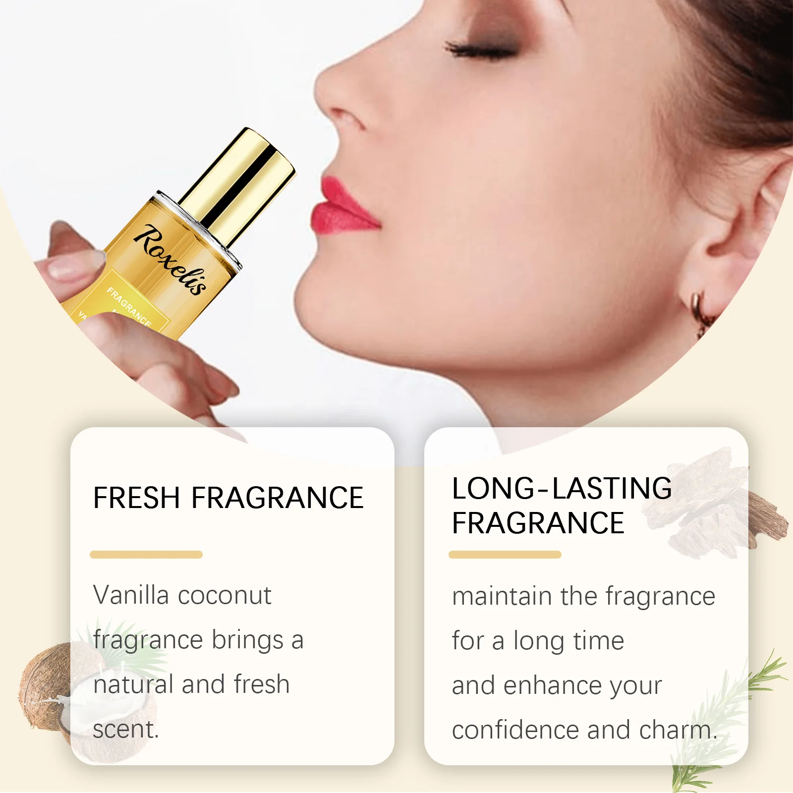 Vanilla Coconut Perfume Long Lasting Floral Fragrance Attract Love Perfume Spray Flirting Seduction Fresh Pheromone Body Spray ﻿